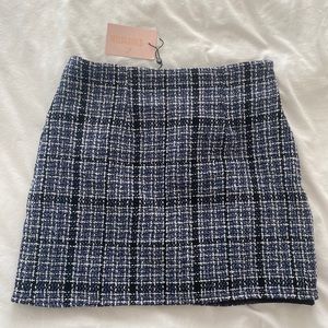 Misguided blue skirt